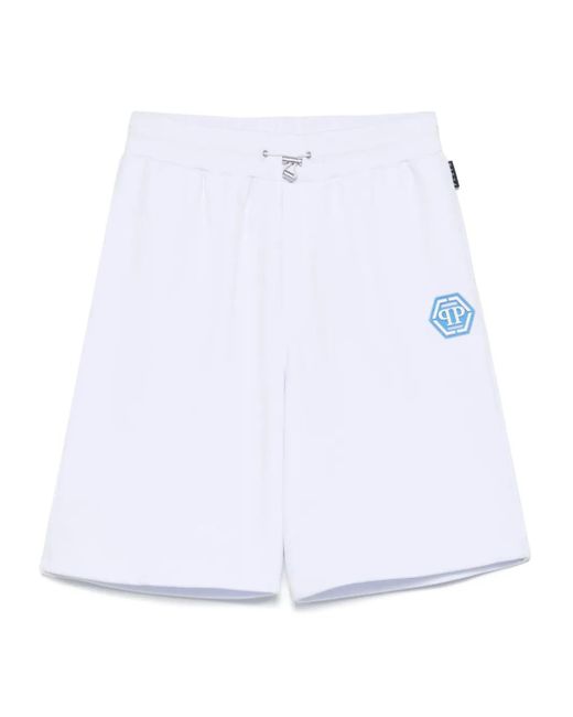 メンズ Philipp Plein トラックショーツ White