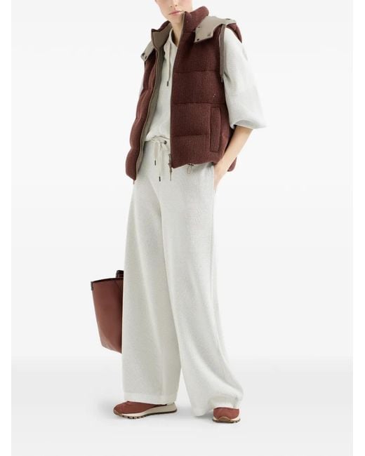 Brunello Cucinelli Brown Lace-Up Suede Sneakers