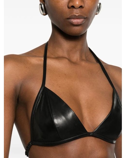 Rick Owens Black Tie Strap Top