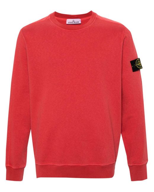 Stone Island Katoenen Sweater in het Red voor heren