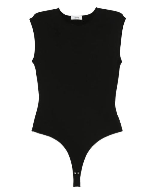 Body Sans Manches Aura Agolde en coloris Black