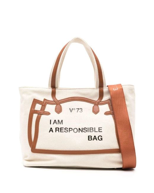 V73 Natural Responsible Canvas Shoulder Bag