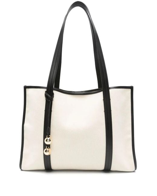 Sandro White Schultertasche Mit Gg-Muster