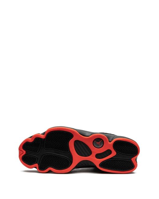 Nike Black 6 Rings Infrared" Sneakers for men