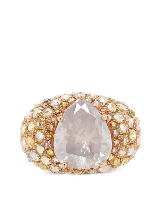 HYT Jewelry Metallic Bague En Diamant