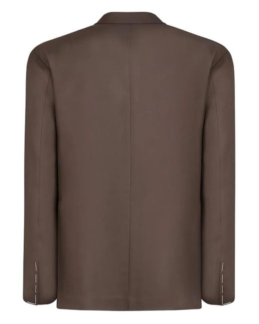 Tagliatore Brown Double-Breasted Blazer for men
