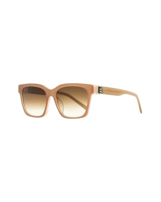 MCM Brown 713 Sa Rectangular Sunglasses