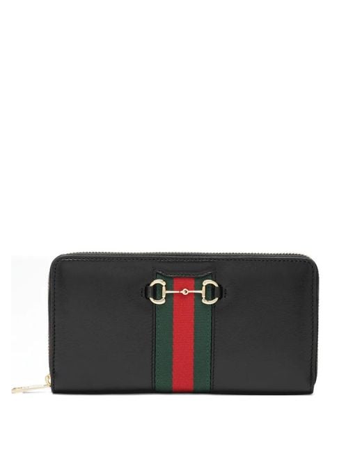 Gucci Black Zip-Around Wallet