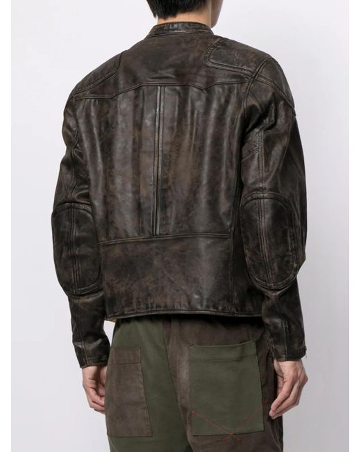 RRL Black Watts Biker Jacket for men