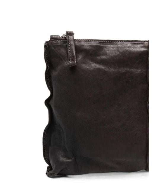 SOMMET Black Clark Leather Shoulder Bag