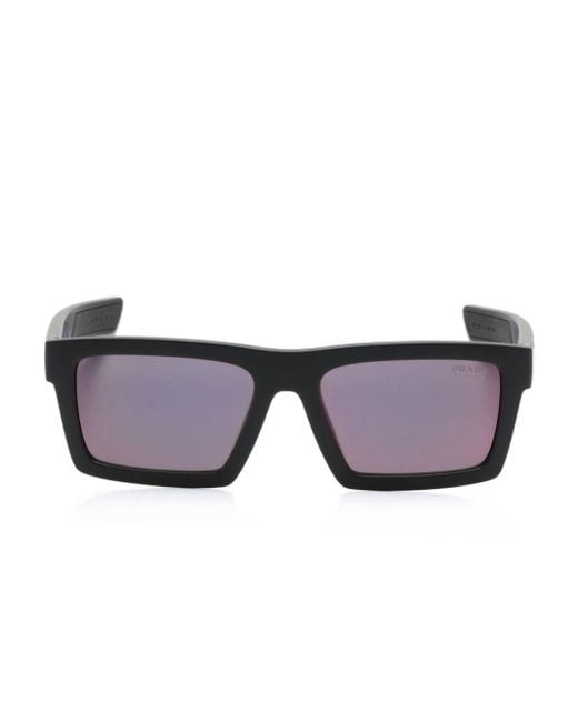 Prada Blue Square-frame Sunglasses for men