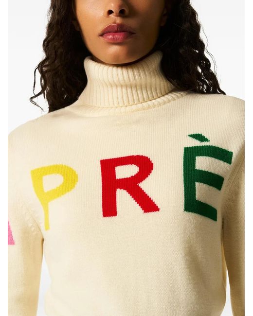 Perfect Moment Natural Après High-Neck Merino-Wool Jumper