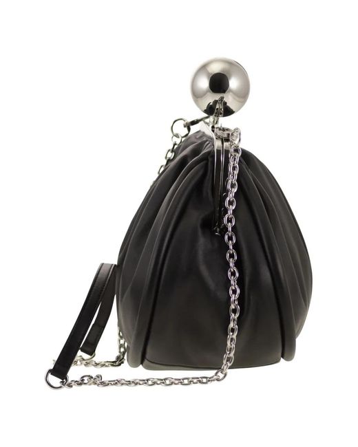 Weekend by Maxmara Black Pochette Pasticcino Médium En Cuir