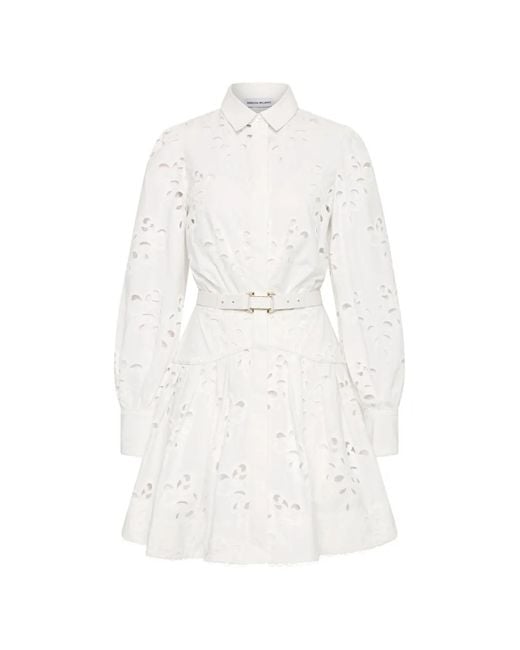Rebecca Vallance White Artesan Mini Dress