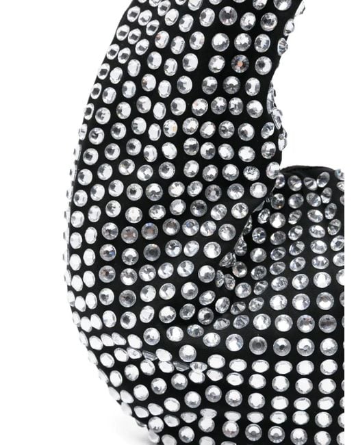 GIUSEPPE DI MORABITO Black Crystal-Embellished Shoulder Bag