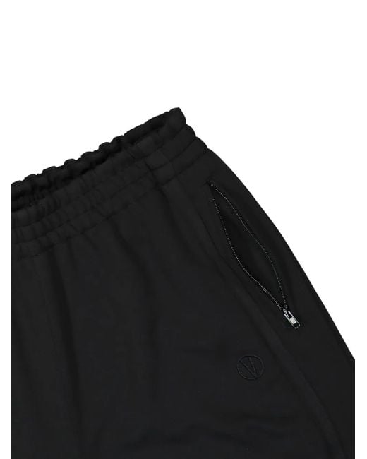Vetements Black Wide-Leg Track Pants