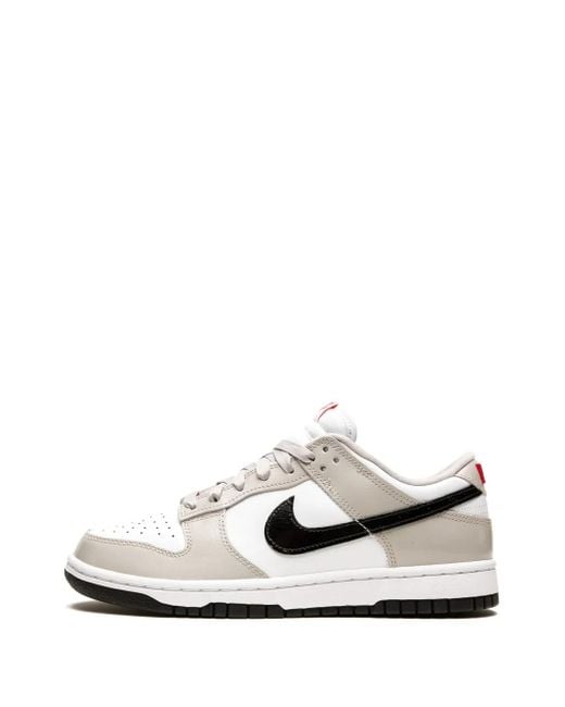 Nike White Dunk Lo Ess "Light Iron Ore" Shoes