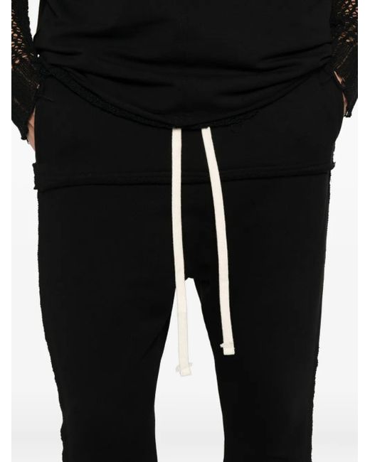 Pantalones con cordones Hamza de hombre de color Black