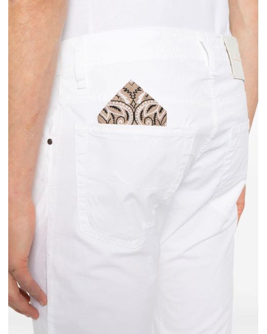 Pantalon de costume en coton stretch Jacob Cohen pour homme en coloris White