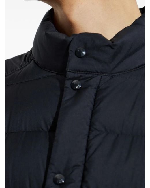 Moncler Blue Selves Quilted Down Jacket for men