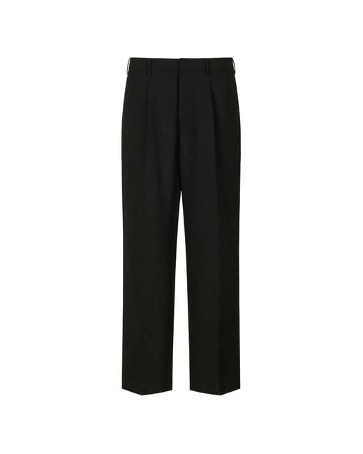 Marni Black Geometric Jacquard Trousers for men