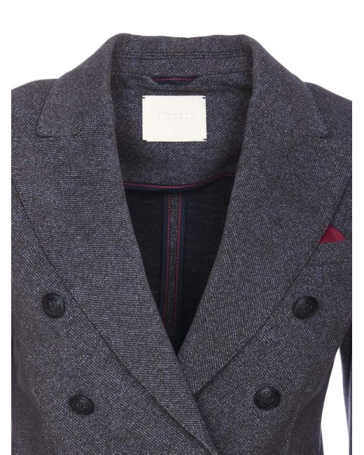 Circolo 1901 Blazer Met Dubbele Rij Knopen in het Blue