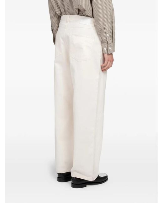 Minimum White Palmer Wide-Leg Jeans for men