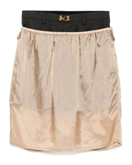 Kolor Natural Layered Shorts