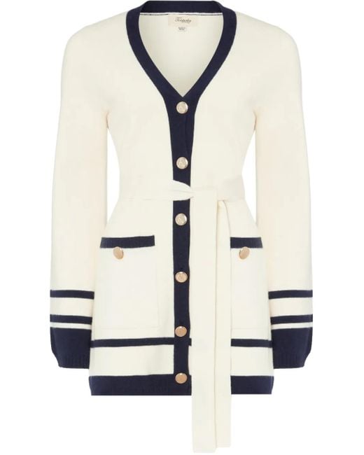 Temperley London White Ribera Cardigan