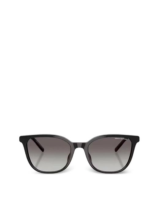ARMANI EXCHANGE Gray Lunettes De Soleil À Monture Géométrique