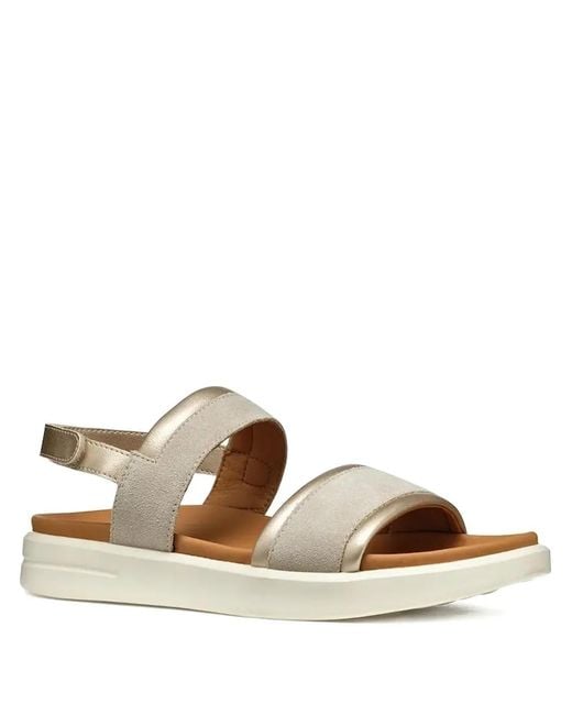 Geox Brown D Xand 2S Sandals