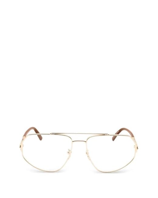 MCM Natural Lunettes De Vue À Monture Pilote for men