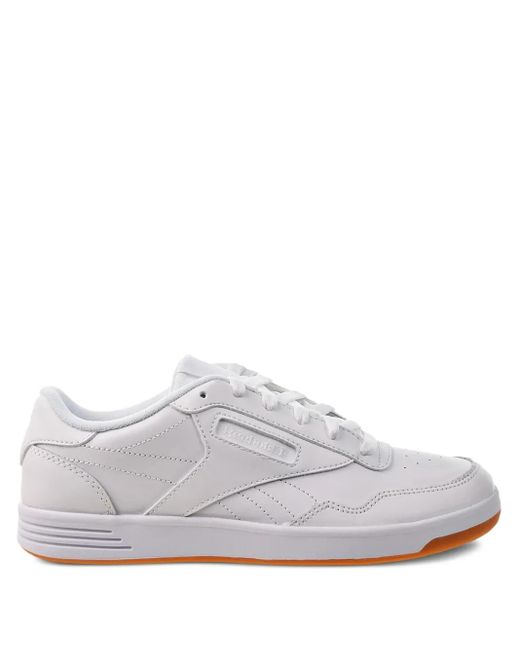 Reebok White Club Memt Low-Top Sneakers for men