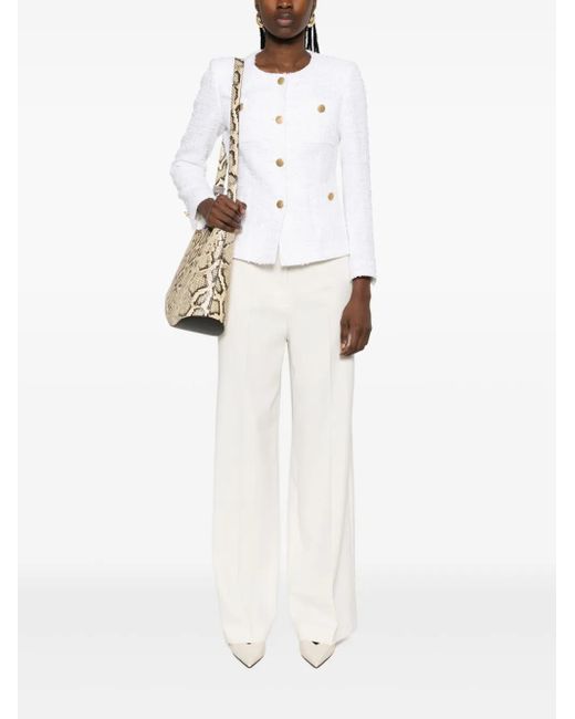 Seductive White Shiloh Trousers