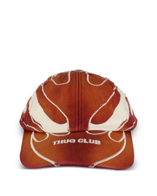 Gorra Chopper THUG CLUB de hombre de color Red