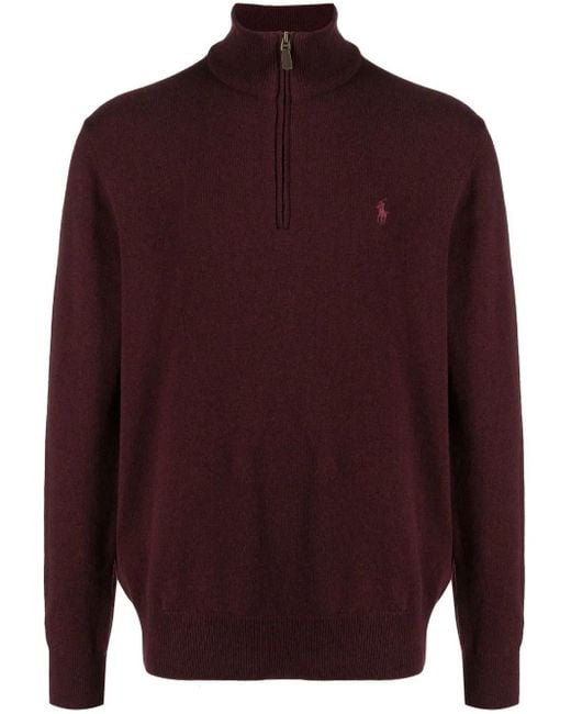 Polo Ralph Lauren Pullover Mit Stehkragen in Red für Herren