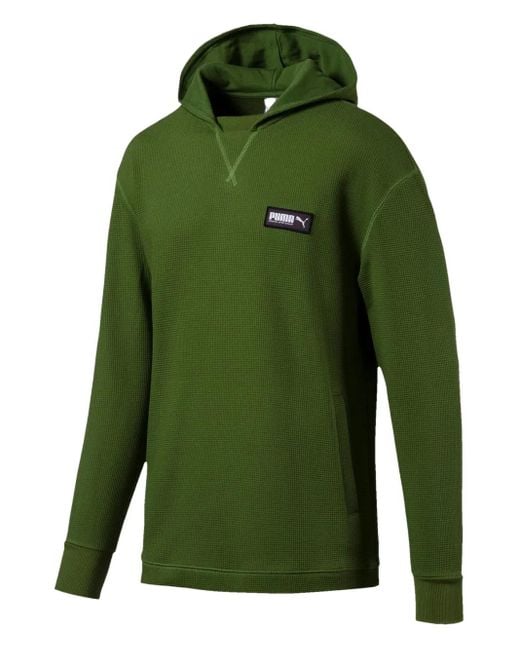 PUMA Fusion Hoodie in Green für Herren