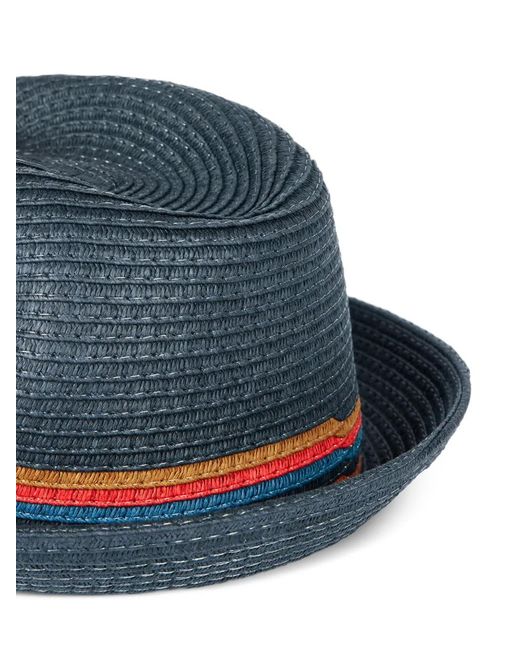 Paul Smith Blue Straw Hat for men