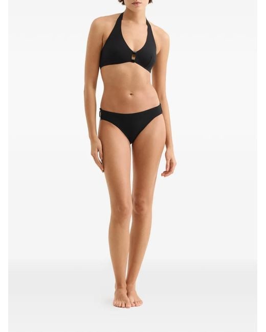 "Float" Top Da Bikini di Eres in Black