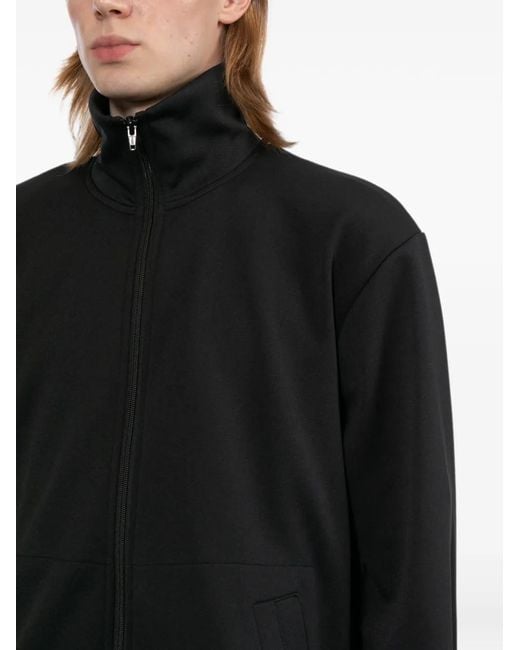 COMME DES GARÇON BLACK Black Ester Zip-Up Tract Jacket