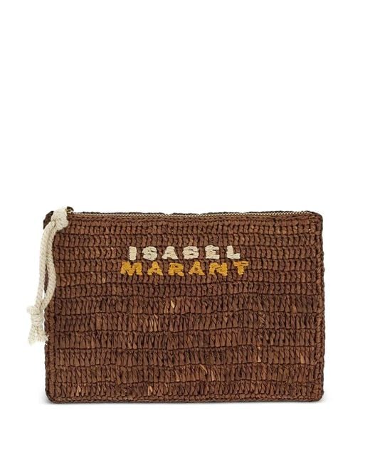 Isabel Marant Praia クラッチバッグ Brown