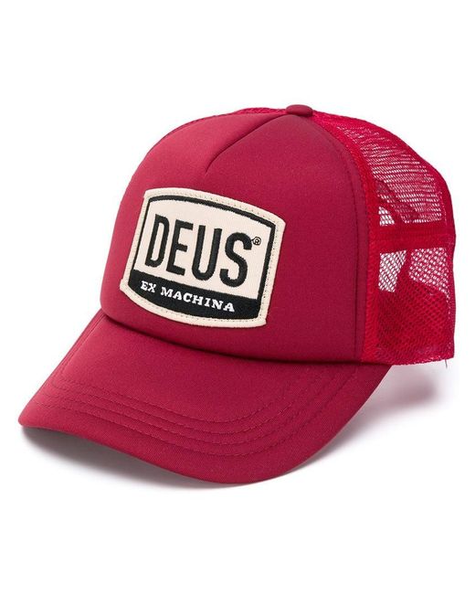 Deus Ex Machina Classic brand cap in Red für Herren