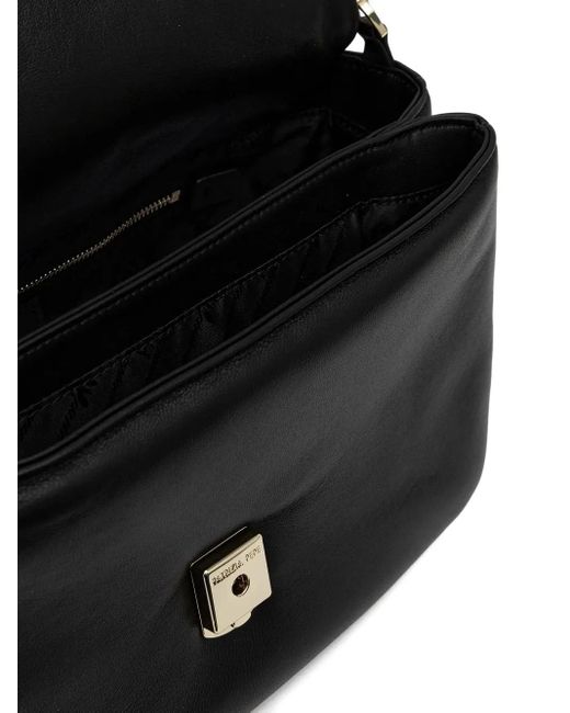 Patrizia Pepe Black Schultertasche mit Bienendetail