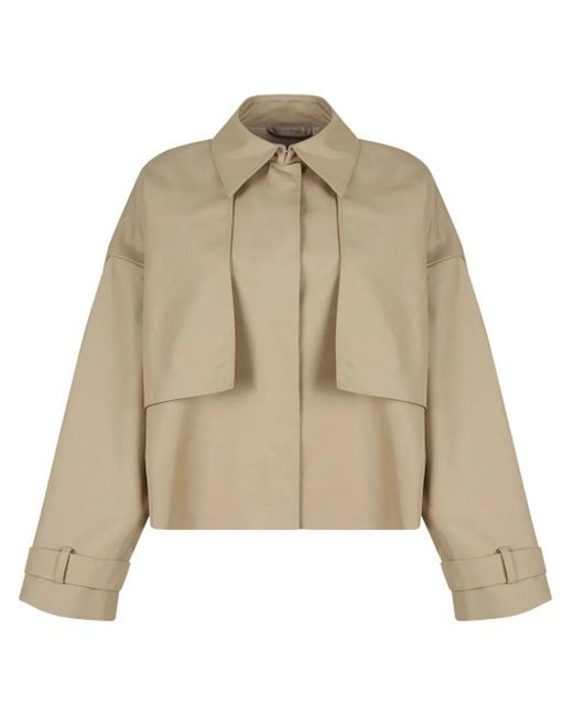 Calvin Klein ロゴパッチ ジャケット Natural