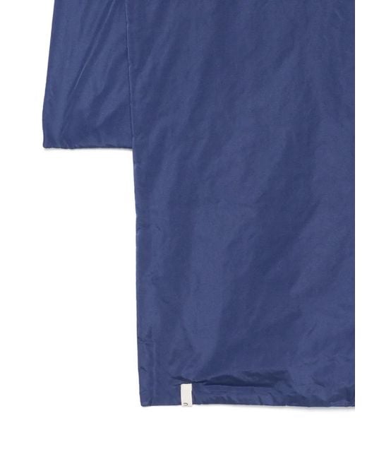 Niu Blue Puffed Stole