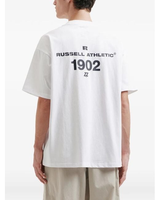 Izzue White Logo Patch T-Shirt for men