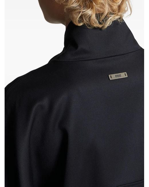 Peserico Black Half-Zip Pocket Sweatshirt