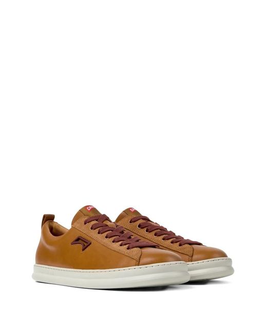 Camper Men's Chasis Basket Sneaker – Vulcanized Casual Shoe With Foxing Tape