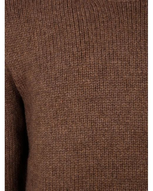 Studio Nicholson Brown Cree Sweater