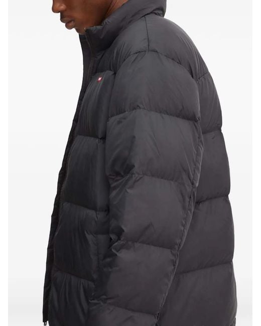 Levi's Blue Zip-Fastening Puffer Jacket for men
